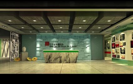 1050平米北京酒仙橋千百度辦公室裝修